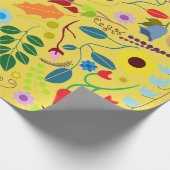 ボホモダンシックフローラマザーズデイ ラッピングペーパー (角)