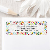 ボホモダンシックフローラ結婚ズ ラベル (インサイチュ)