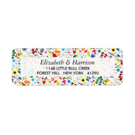 ボホモダンシックフローラ結婚ズ ラベル