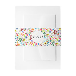 ボホモダンシックフローラ結婚ズ 招待状ベリーバンド