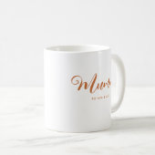 ボホモダンシック母の日手書きミイラ コーヒーマグカップ (正面右)