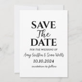 ボホモダンシック秋日付カードを保存 招待状 (裏面)