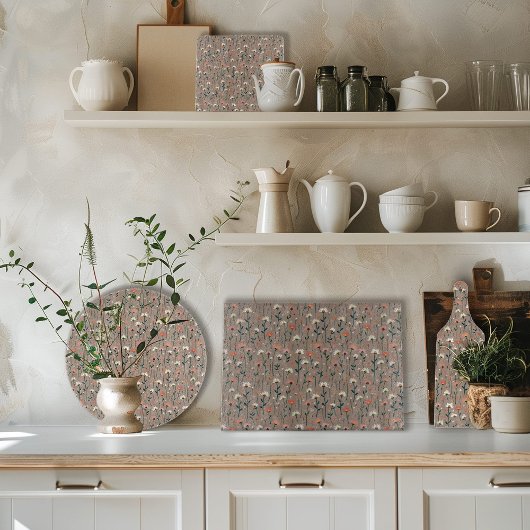 ボホモダンシック野草型切板 カッティングボード