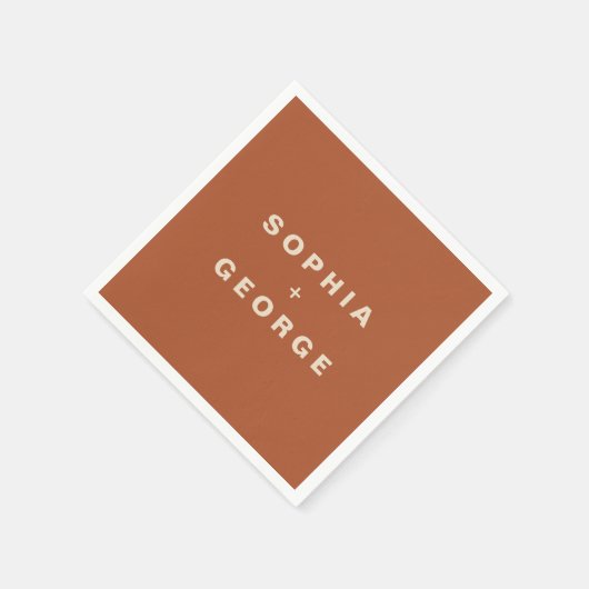 ボホモダンジュエルアース結婚トン スタンダードカクテルナプキン (角)