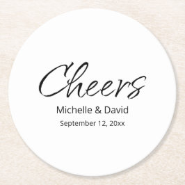 ボホモダンスカジュアルプ結婚リのシンプル ラウンドペーパーコースター