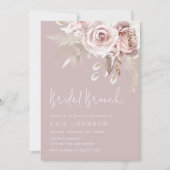 ボホモダンダスティバラブライダルシャワーブランチ 招待状 (正面)