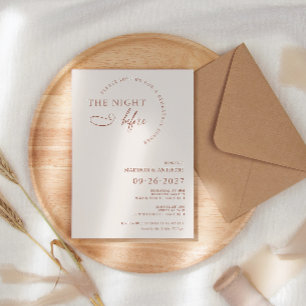 ボホモダンテラコッタスクリプトリハーサルディナー 招待状