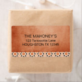 ボホモダンテラコッタタイル南西アドレス ラベル (インサイチュ)