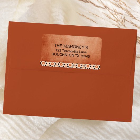 ボホモダンテラコッタタイル南西アドレス ラベル