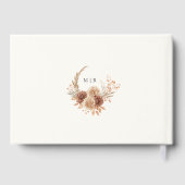 ボホモダンテラコッタフローラス結婚ゲストブック ゲストブック (裏面)