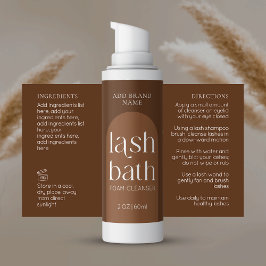 ボホモダンテラコッタラッシュバスクリーナーラッパー 長方形シール