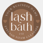 ボホモダンテラコッタラッシュバスフォームクリーナー ラウンドシール (正面)