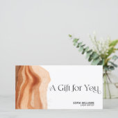 ボホモダンテラコッタ証明書ギフトカード (スタンド正面)