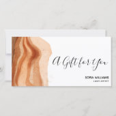 ボホモダンテラコッタ証明書ギフトカード (正面)