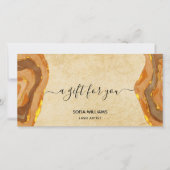 ボホモダンテラコッタ証明書ギフトカード (正面)