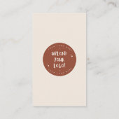 ボホモダンテラコッタConnect With Us QR Code 名刺 (裏面)