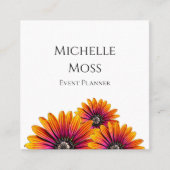 ボホモダンデイジーシックイベントプランナー スクエア名刺 (正面)