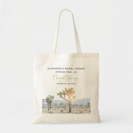 ボホモダンデザートジョシュアツリーブライダルシャワーの恩恵 トートバッグ