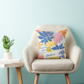 ボホモダントロピカルパ葉ームカスタム クッション (椅子)