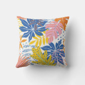 ボホモダントロピカルパ葉ームカスタム クッション (裏面)