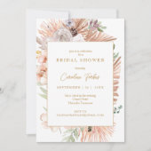 ボホモダントロピカルブライダルシャワー 招待状 (正面)