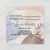 ボホモダントロピカルモンステラ 紹介カード (裏面)