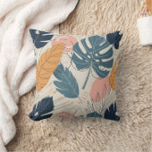 ボホモダントロピカル離れ抽象芸術 クッション (ブランケット)