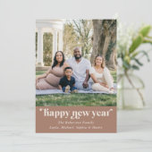 ボホモダンニュートラルモカ写真新年 シーズンカード (スタンド正面)