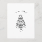 ボホモダンハートズドードルハンドドロッドブラック&ホワイト エンクロージャーカード (裏面)