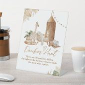 ボホモダンハートフォントベビーシャワーおしゃぶり狩り 台座サイン (インサイチュ)