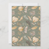 ボホモダンハート男女兼用ベビーシャワー サンキューカード