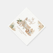 ボホモダンハート男女兼用ベビーシャワー スタンダードカクテルナプキン (角)