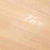 ボホモダンハート白書第2誕生日 アクリル招待状 (レイダウン)