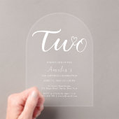 ボホモダンハート白書第2誕生日 アクリル招待状 (インサイチュ (ポータブル))