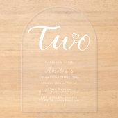 ボホモダンハート白書第2誕生日 アクリル招待状 (正面)