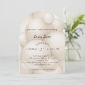 ボホモダンバルーン赤ちゃんシャワー 招待状 (スタンド正面)