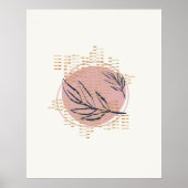 ボホモダンパステルウォールアート ポスター (正面)