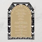 ボホモダンパター結婚ンのアーチ金ゴールド プログラム (裏面)