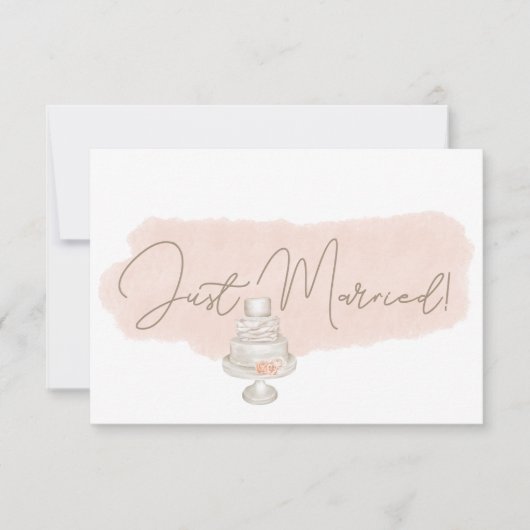 ボホモダンピンクエレガントフローラたった今結婚しました (正面)