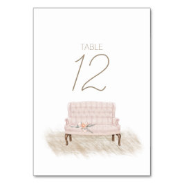 ボホモダンピンクフローラ結婚のテーブル番号 テーブルナンバー