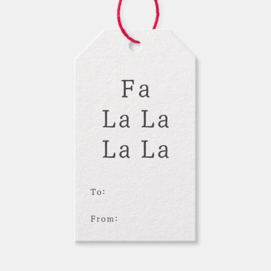ボホモダンファララララトとラトから ギフトタグ (正面)