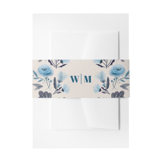 ボホモダンフォーク結婚式招待状招待状ベル 招待状ベリーバンド (正面例)