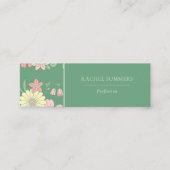 ボホモダンフローラカラフル スキニー名刺 (正面)