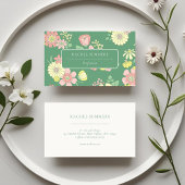 ボホモダンフローラカラフル 名刺