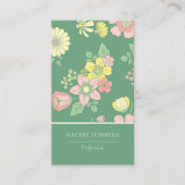 ボホモダンフローラカラフル 名刺 (正面)