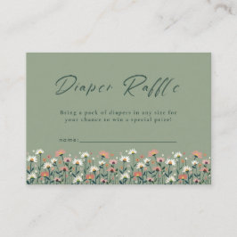 ボホモダンフローラセージベビーイン開花シャワー エンクロージャーカード