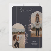 ボホモダンフローラバラフォトアーチブラック セーブザデート (正面)