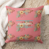 ボホモダンフローラピンク クッション (ブランケット)