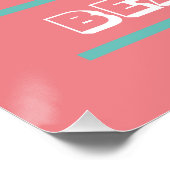 ボホモダンフローラピンク ポスター (コーナー)