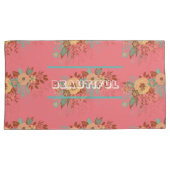 ボホモダンフローラピンク 枕カバー (正面右)